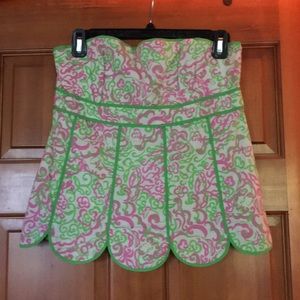 Lilly Pulitzer Strapless Top